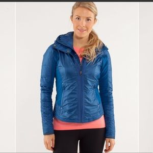 Blue Lululemon Run: Bundle Up Jacket